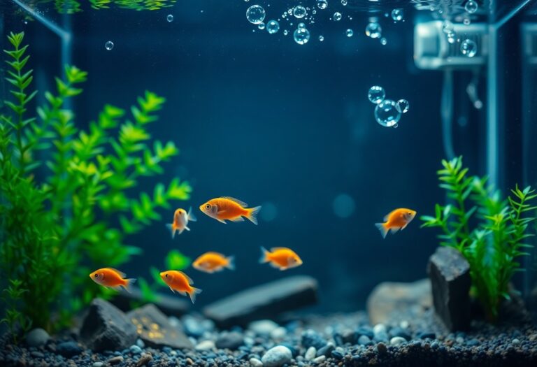 Estratégias específicas para manter peixes ornamentais sensíveis saudáveis em aquários pequenos com pouca ventilação