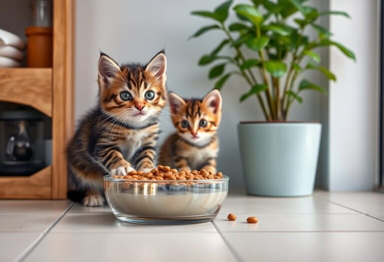 Como otimizar a alimentação de gatos filhotes com tendência a problemas digestivos vivendo em locais pequenos